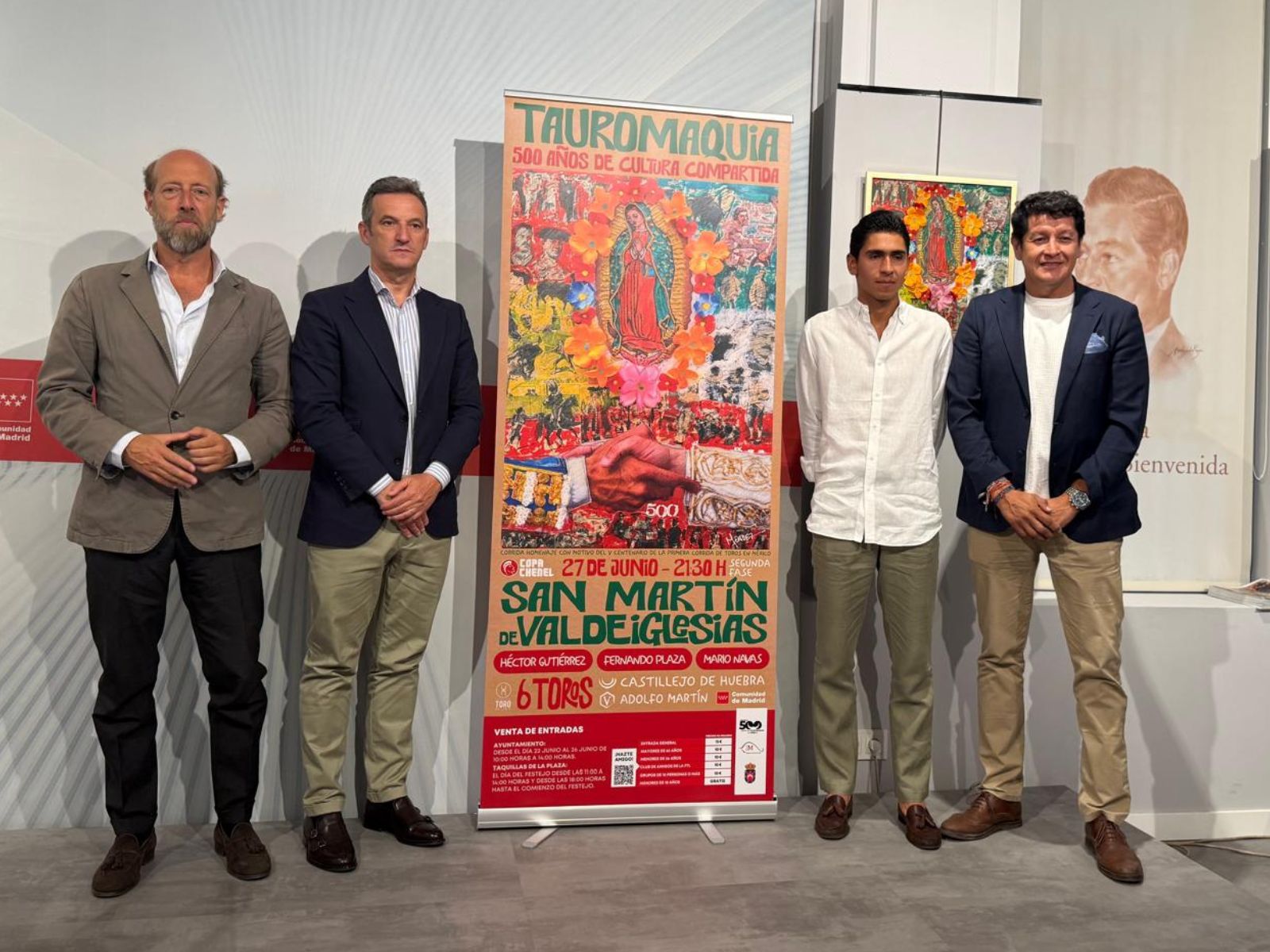 La Copa Chenel presenta en Las Ventas el cartel del homenaje a los 500 años de la primera corrida en México