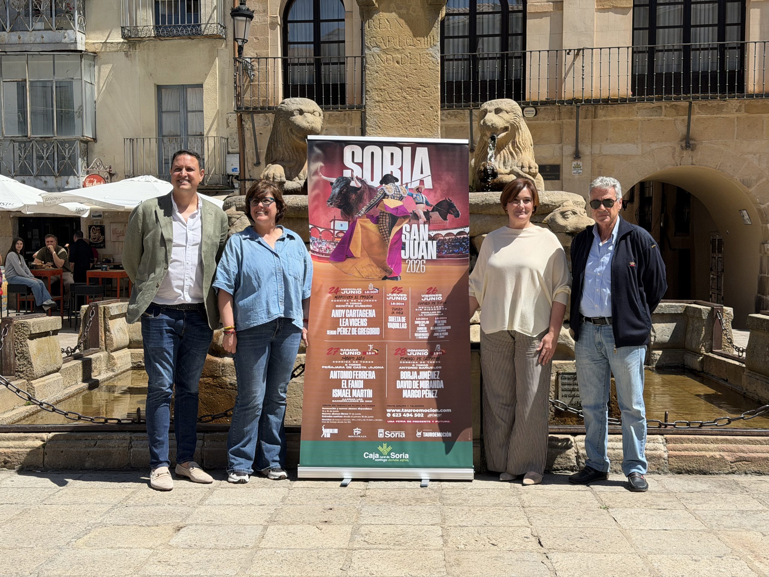 Tauroemoción presenta una Feria de Soria con Ferrera, Borja Jiménez, David de Miranda y Marco Pérez