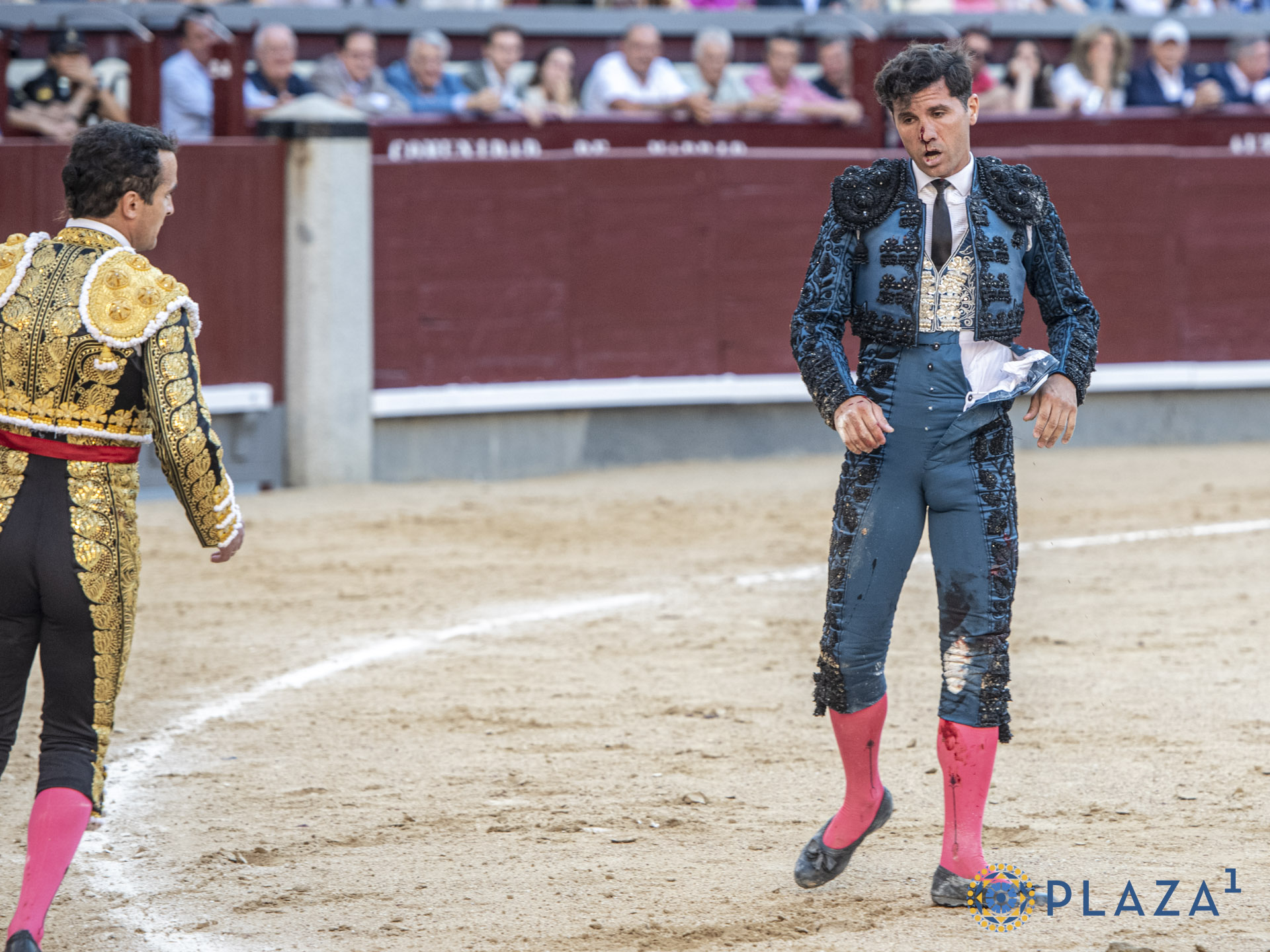 Rubén Sánchez, herido en Las Ventas: una cornada de 25 centímetros en la pierna y traumatismo facial tras una brutal cogida