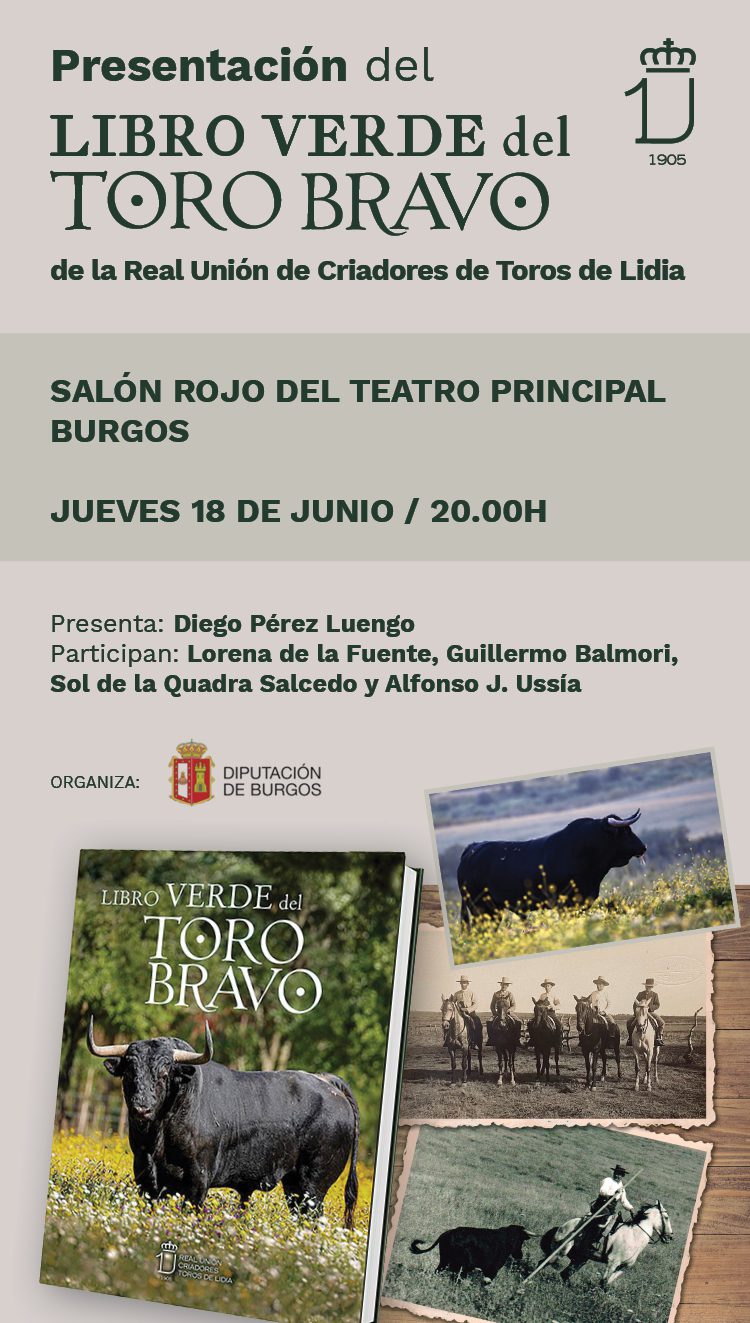 Burgos acogerá la presentación del Libro Verde del Toro Bravo en un encuentro abierto sobre cultura, biodiversidad y mundo rural