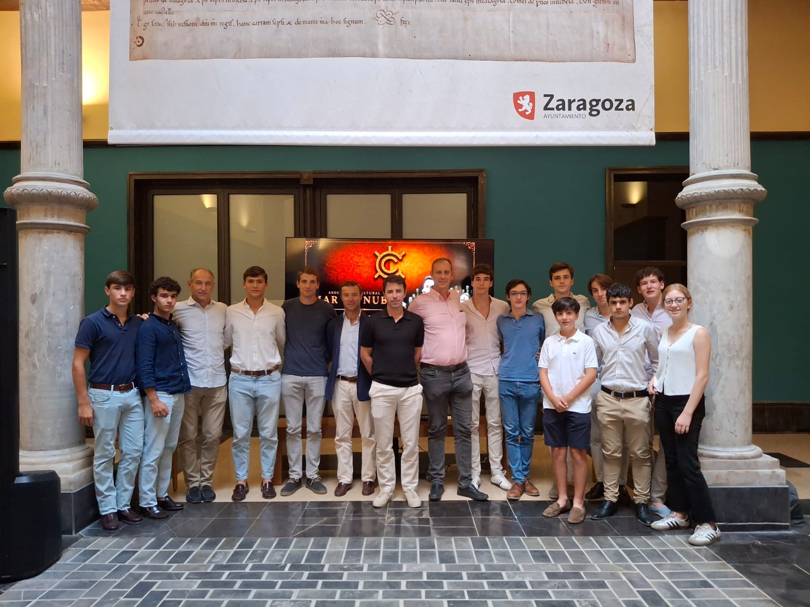 Álvaro Martínez Conradi llena el Palacio de Montemuzo en un nuevo encuentro de la Escuela Taurina Mar de Nubes