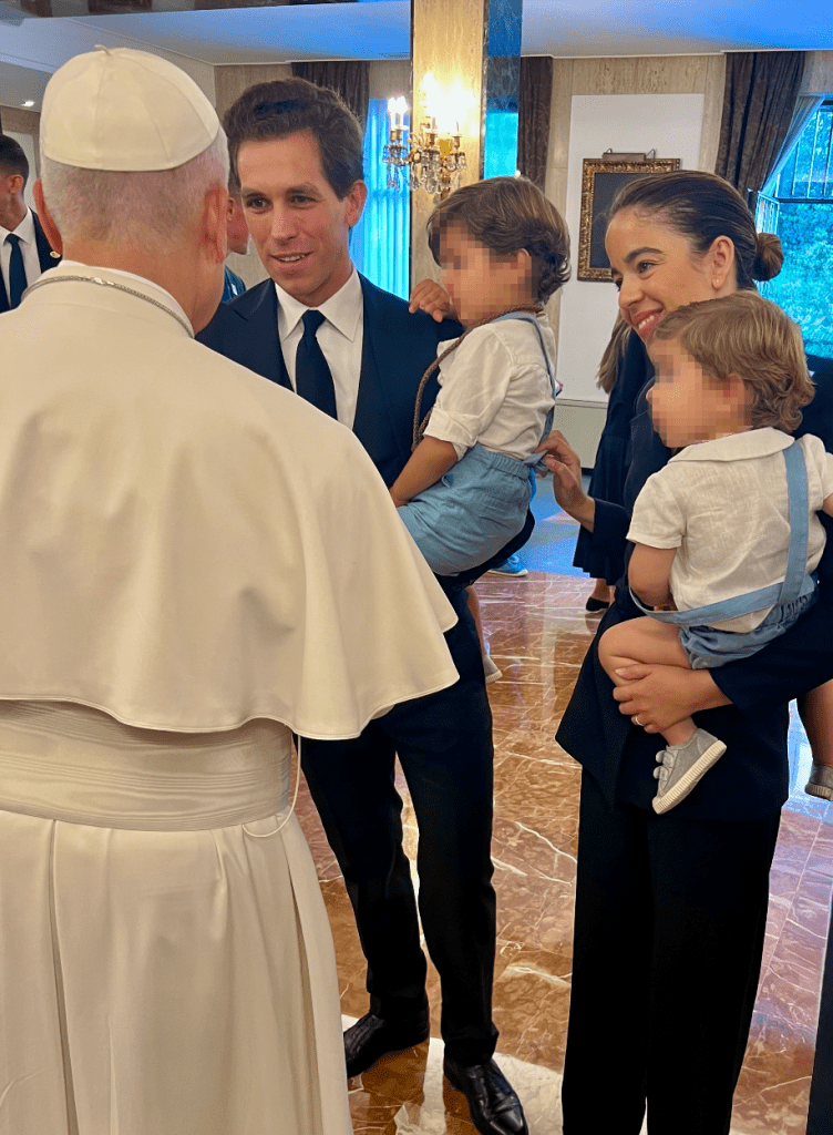 Ginés Marín recibe la bendición del Papa León XIV en Madrid