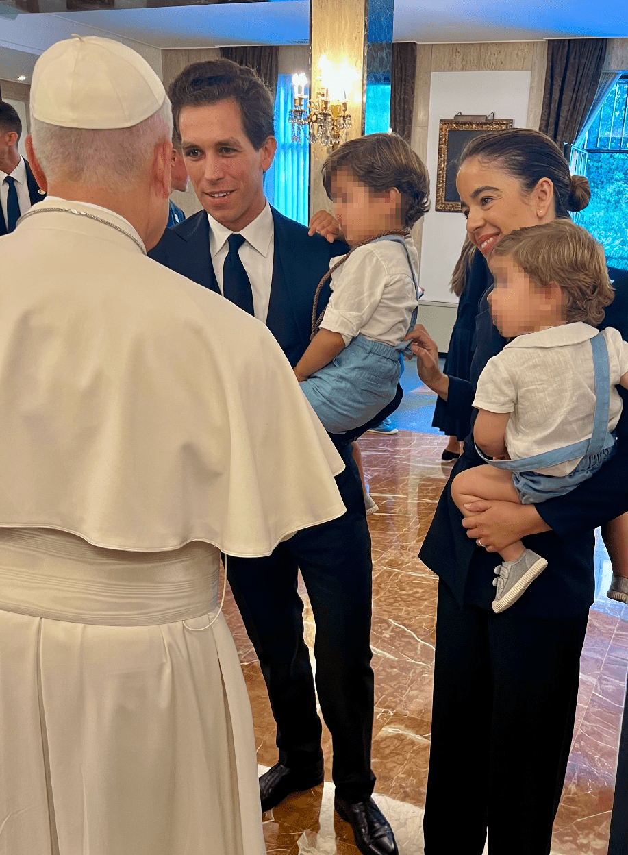 Ginés Marín recibe la bendición del Papa León XIV en Madrid
