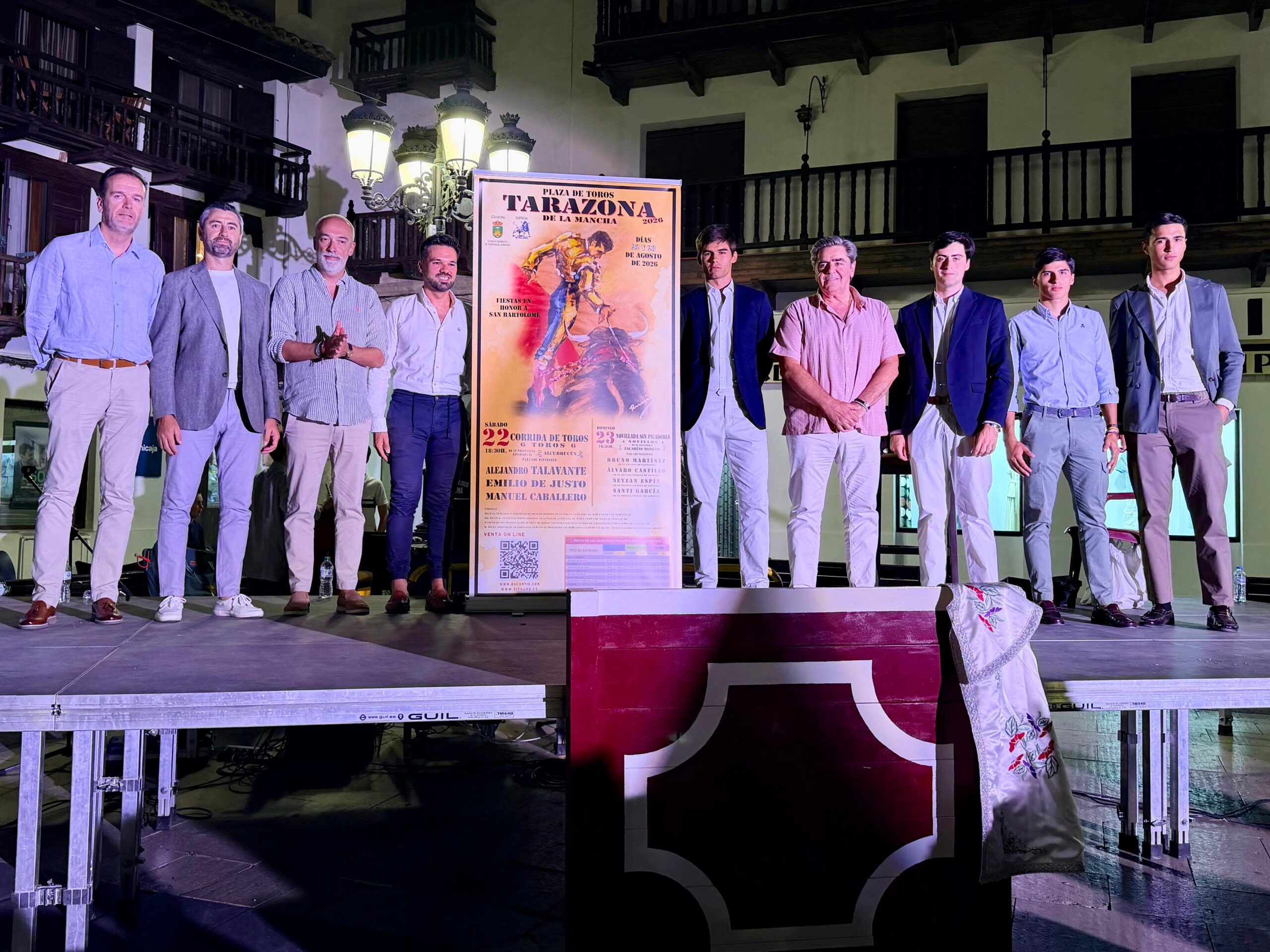 Tarazona de la Mancha presenta una feria con De Justo, Talavante y Manuel Caballero