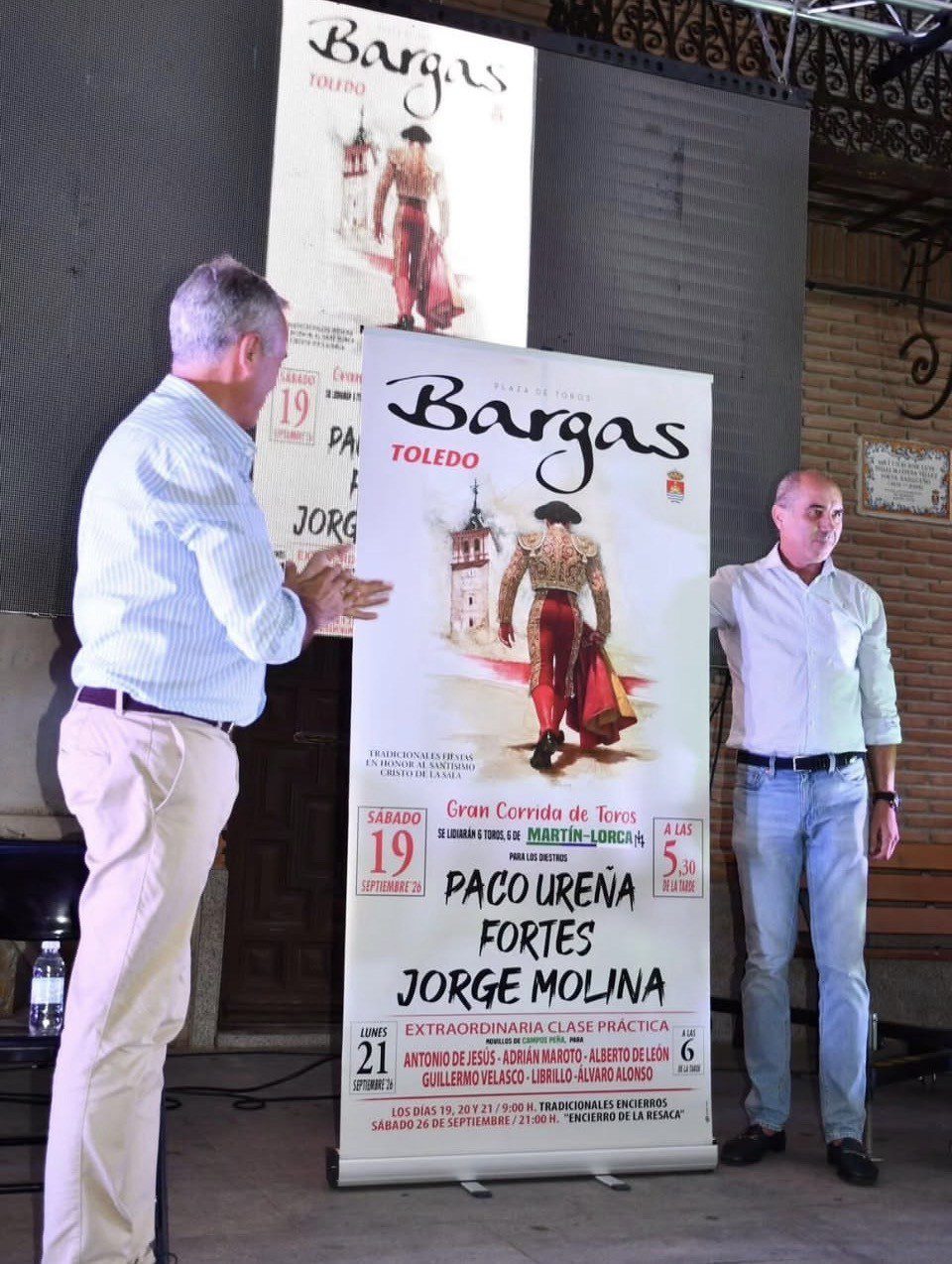 Bargas presenta una feria taurina con Paco Ureña, Fortes y Jorge Molina