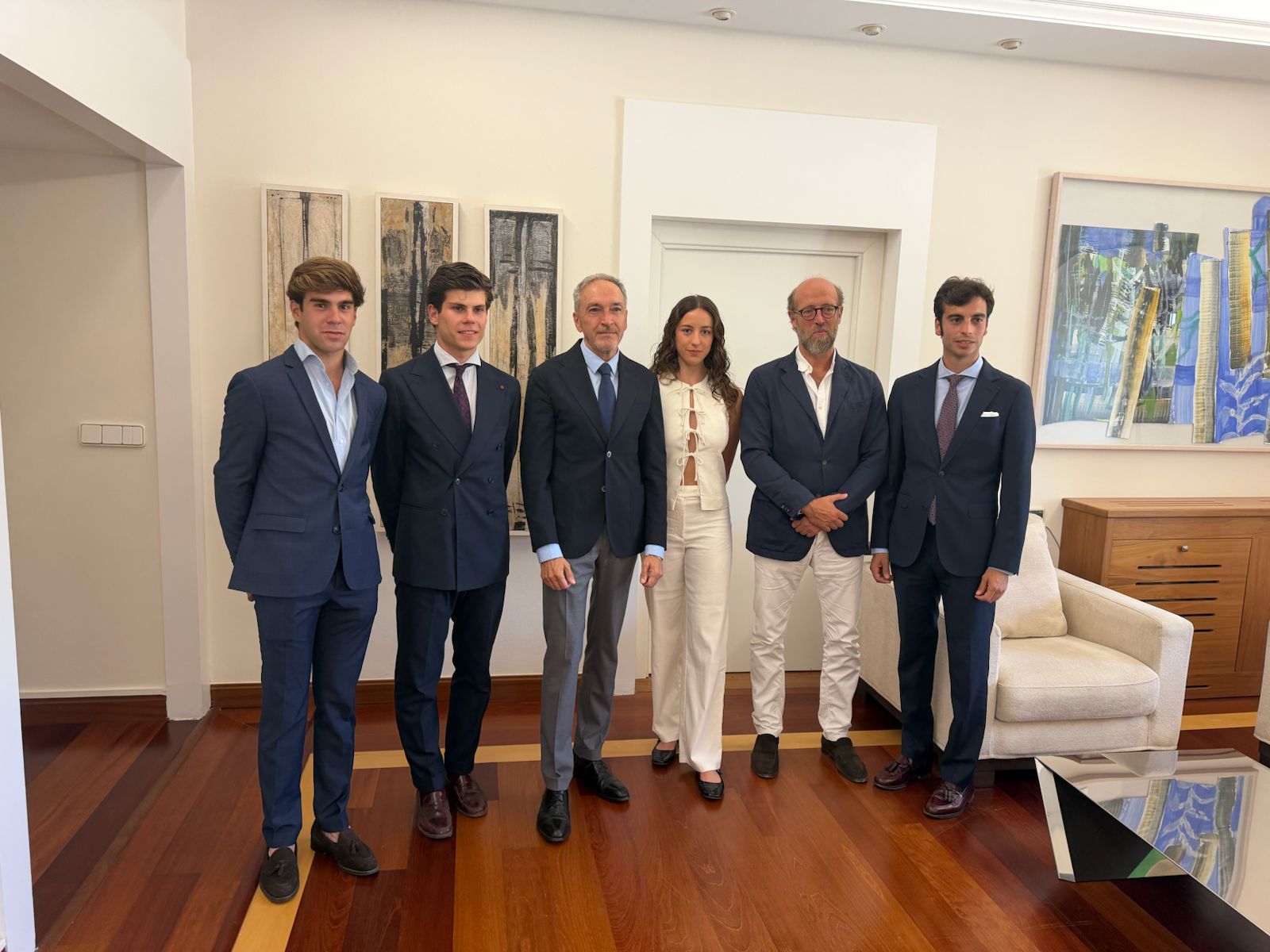 Díaz Pico recibe a los finalistas del Circuito de Castilla y León antes de la gran final
