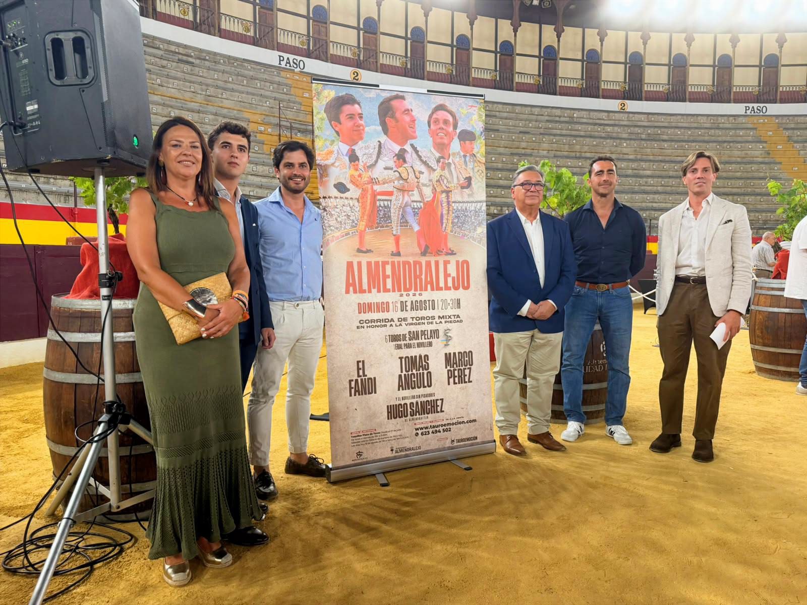 Almendralejo reúne a El Fandi, Tomás Angulo y Marco Pérez en la corrida de la Virgen de la Piedad