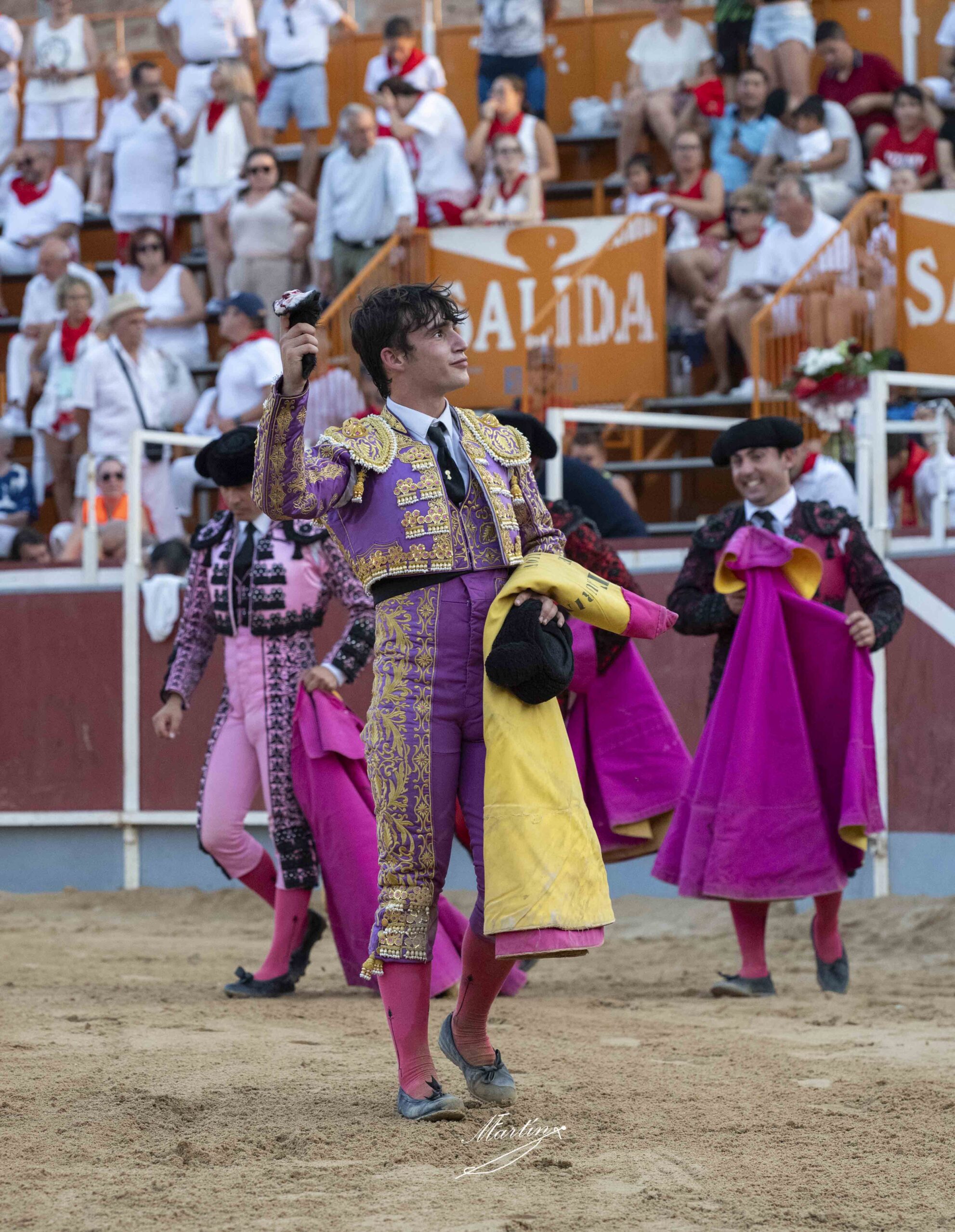 Ian Bermejo corta una oreja en la novillada sin picadores de San Adrián