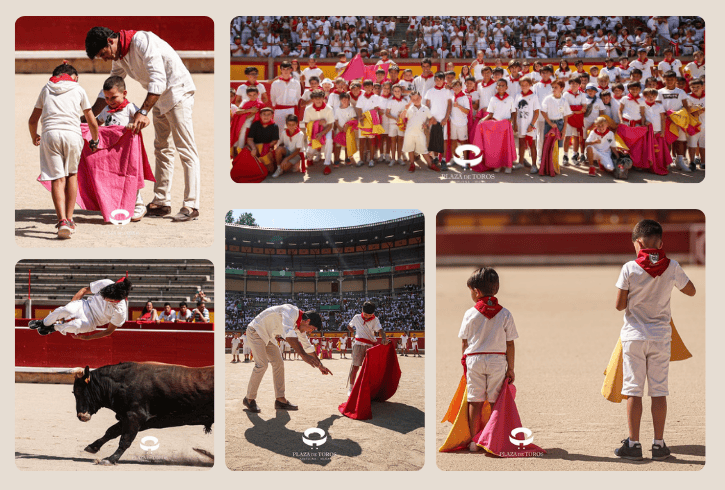 Pablo Aguado comparte una mañana de toros en familia en Pamplona