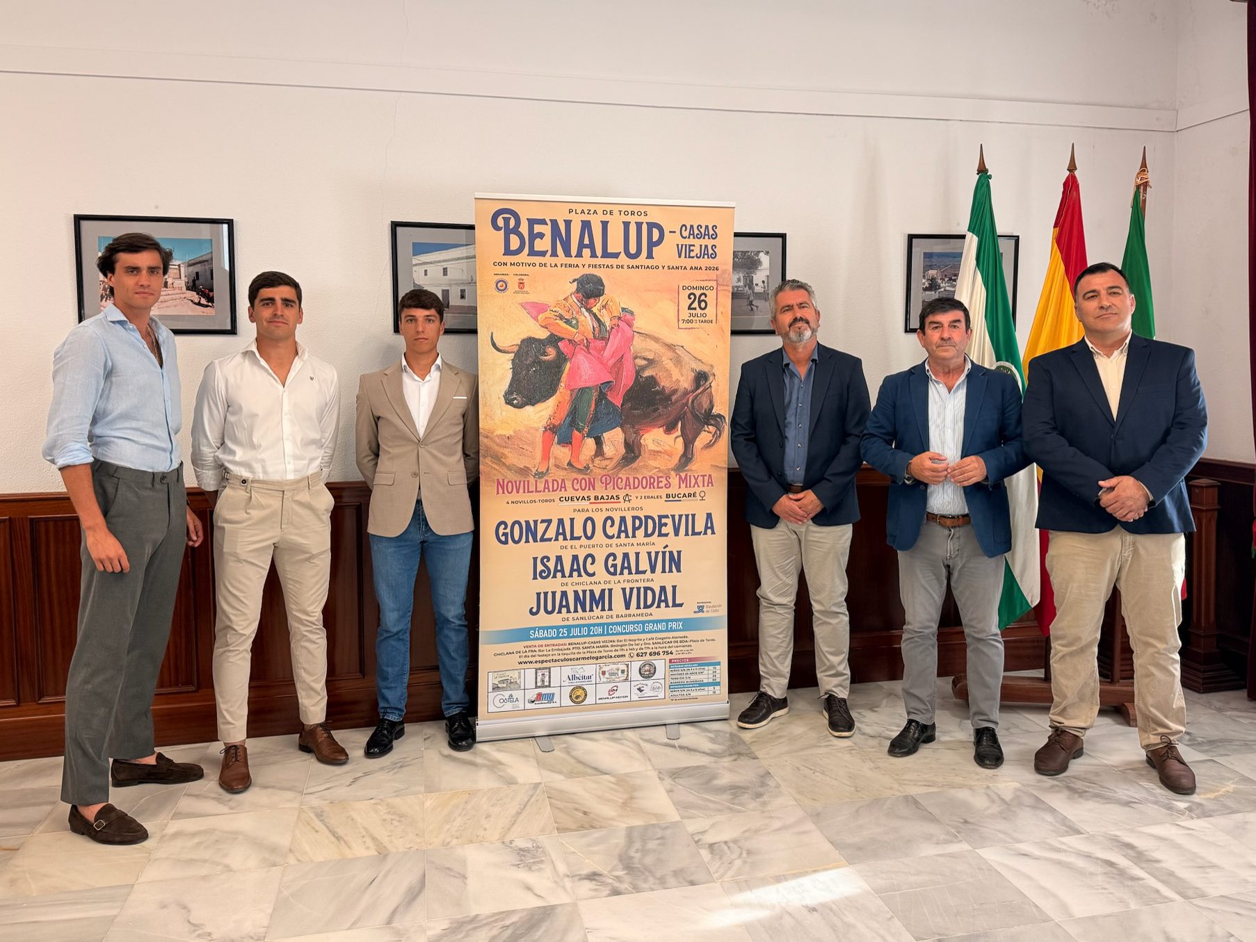 Benalup-Casas Viejas apuesta por el futuro gaditano en su novillada de feria