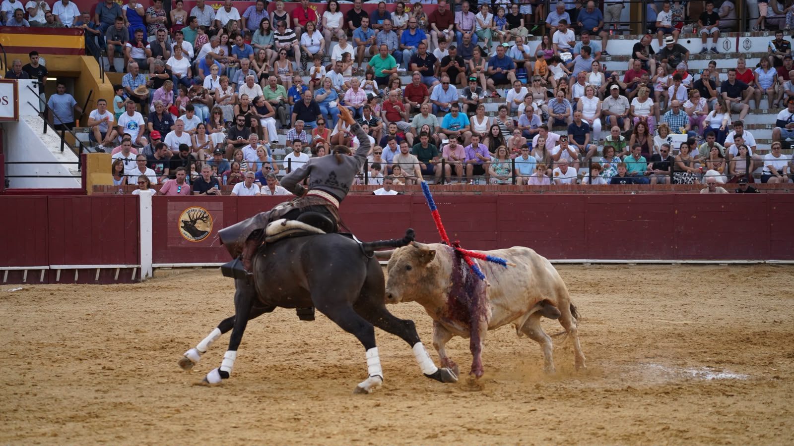 Lea Vicens acierta con el rejón y corta la primera oreja de la tarde