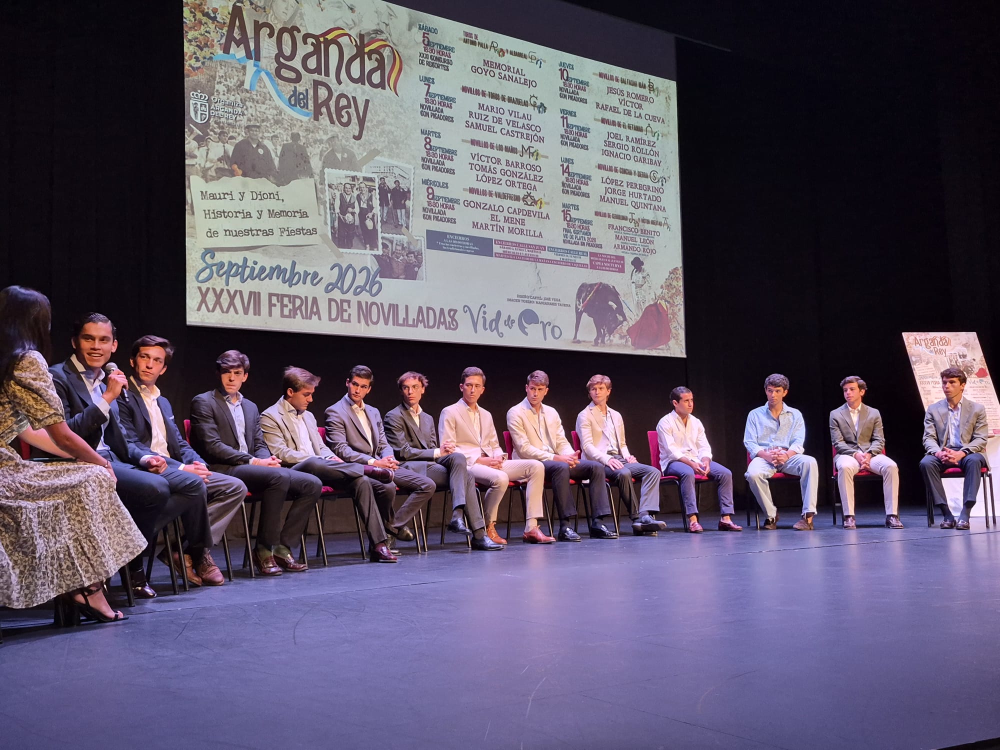 Arganda del Rey presenta los carteles de la Vid de Oro con una fuerte apuesta por la novillería