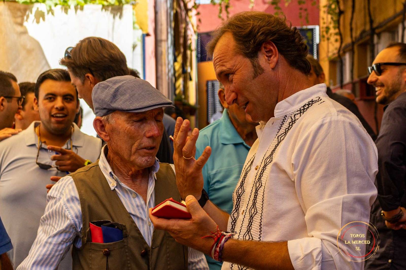 Ambiente en los corrales de La Merced