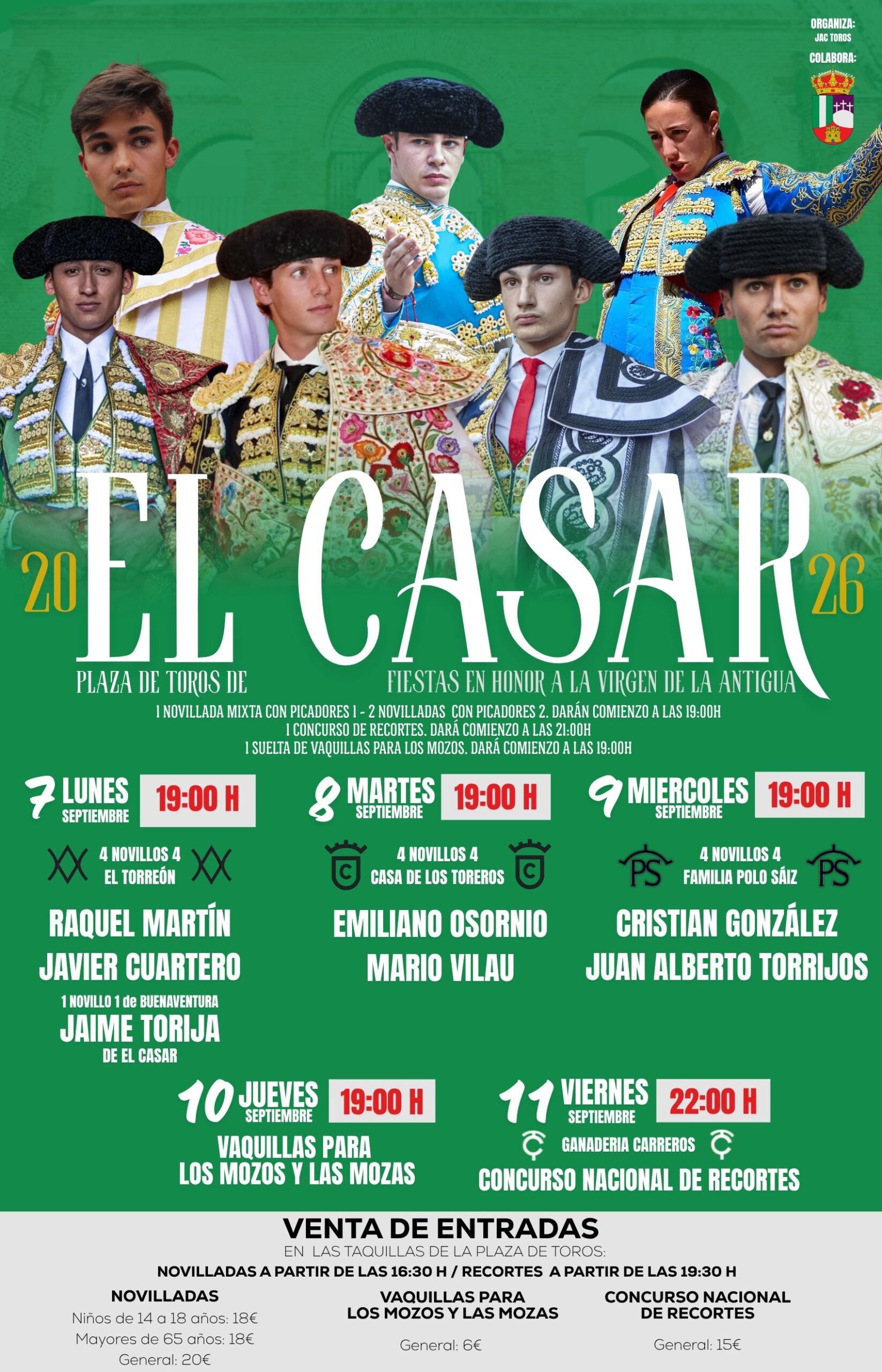 El Casar reivindica el futuro con tres novilladas y una firme apuesta por la cantera