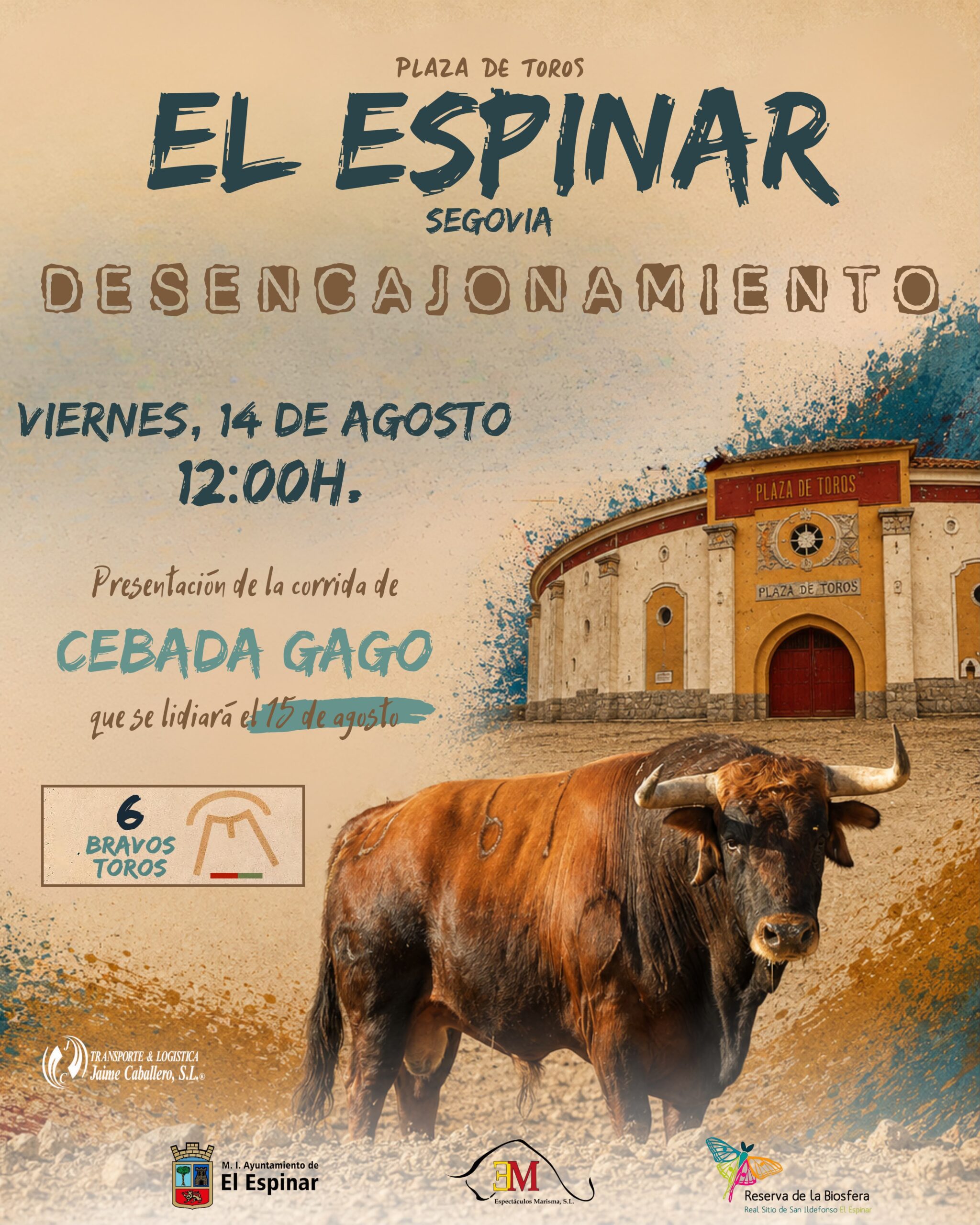 El Espinar estrenará un desencajonamiento con la corrida de Cebada Gago como protagonista