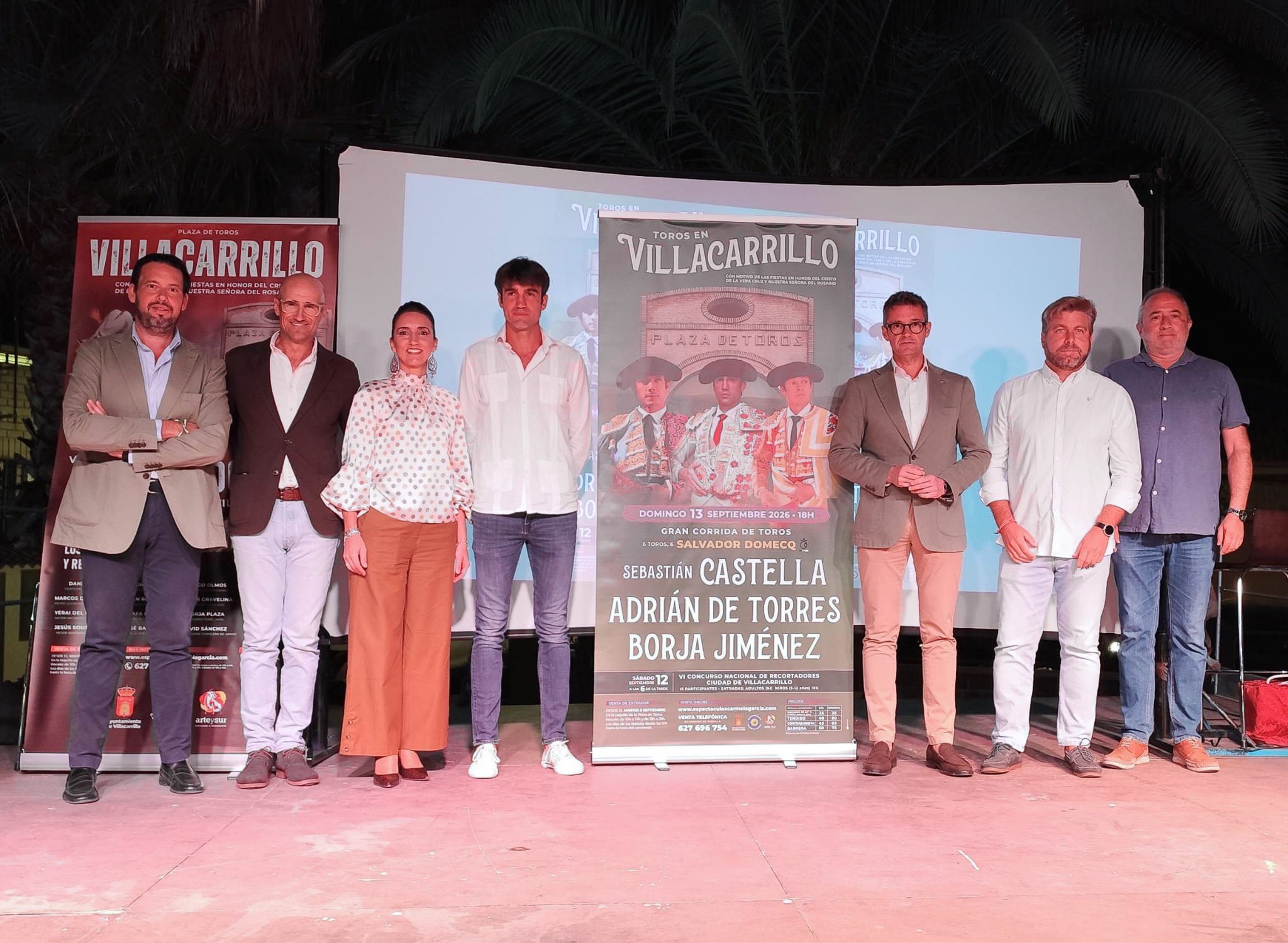 Villacarrillo apuesta fuerte: Castella, Adrián de Torres y Borja Jiménez con Salvador Domecq
