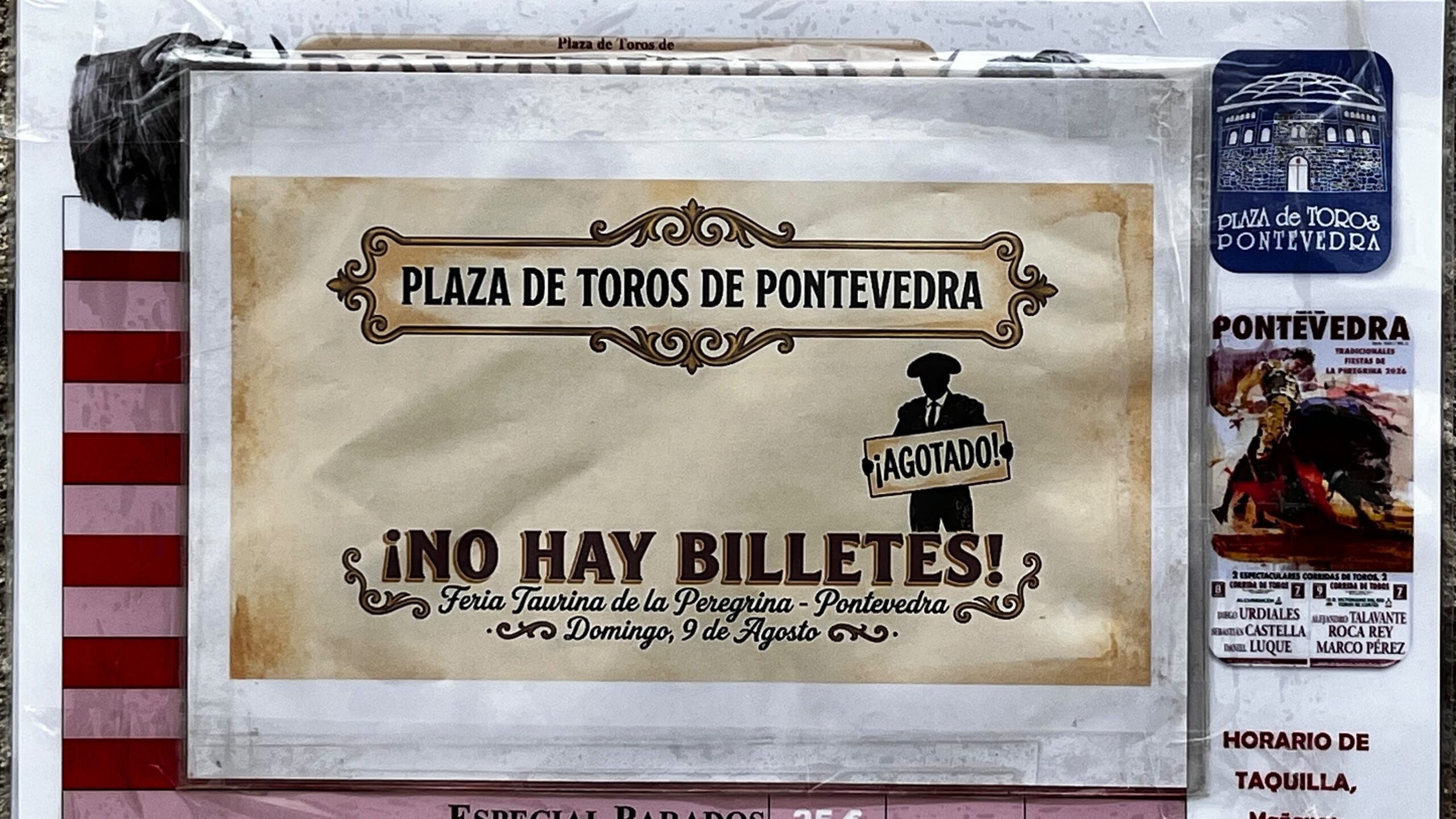 Seis de Victoriano del Río y Toros de Cortés para el 'No Hay Localidades' de esta tarde en Pontevedra