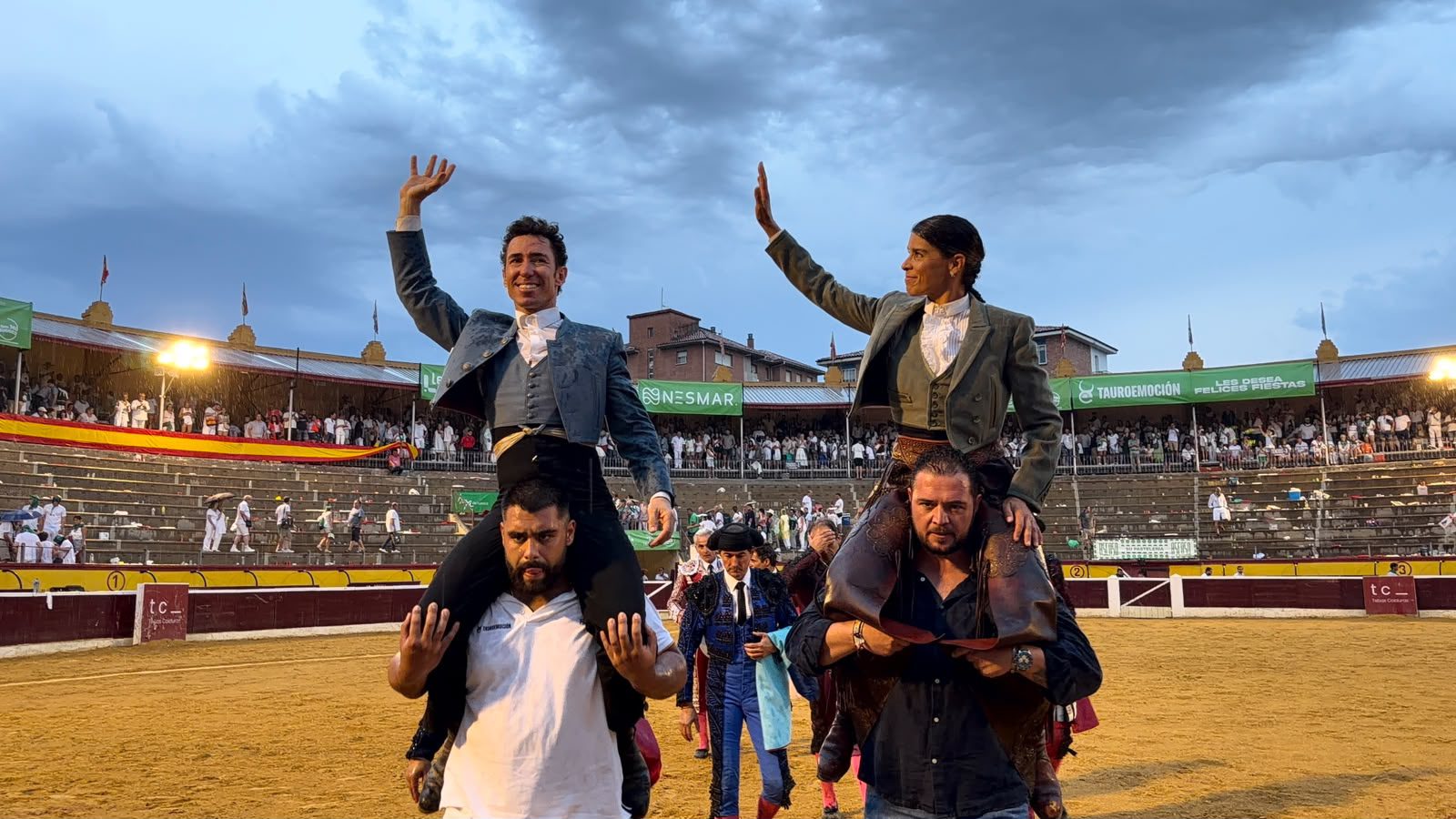 Una tarde torcida que Leonardo y Lea enderezaron a caballo