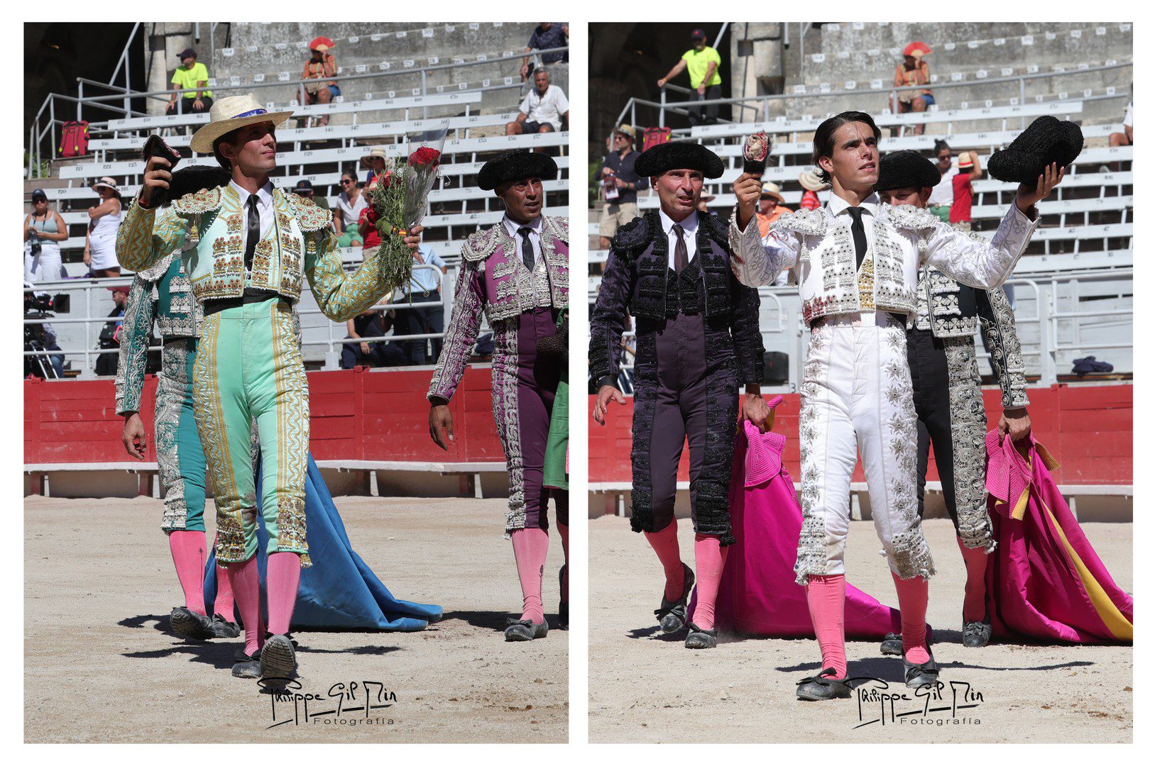 Julio Martín y Lisares ponen las orejas en la matinal de la Feria del Arroz