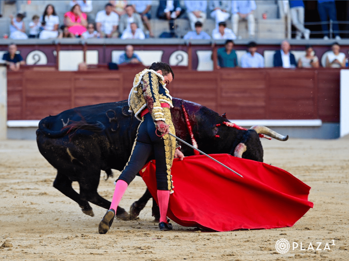 Damián Castaño encuentra al natural lo mejor de su faena al sobrero de Vega Teixeira