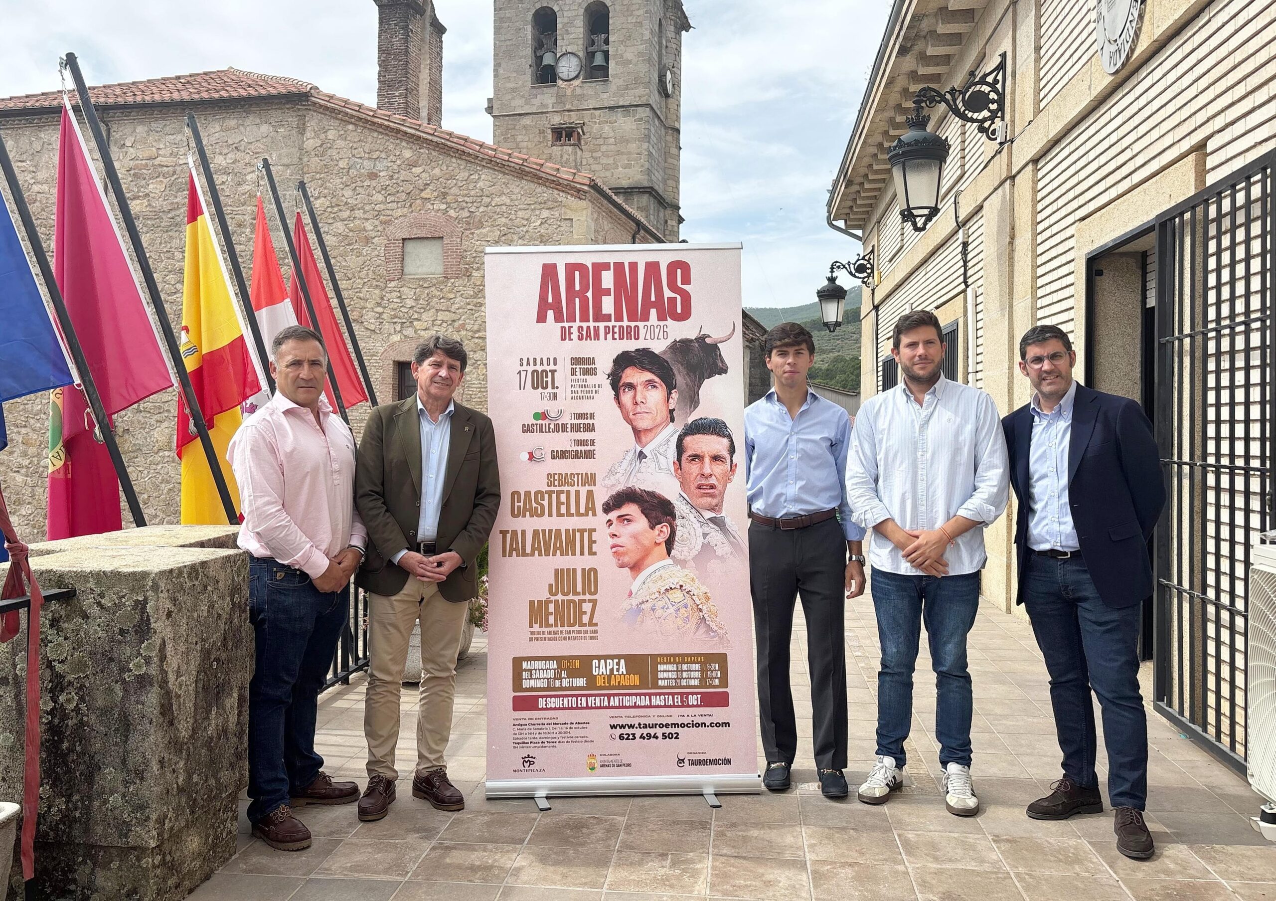 Castella, Talavante y Julio Méndez cerrarán la temporada en Arenas de San Pedro