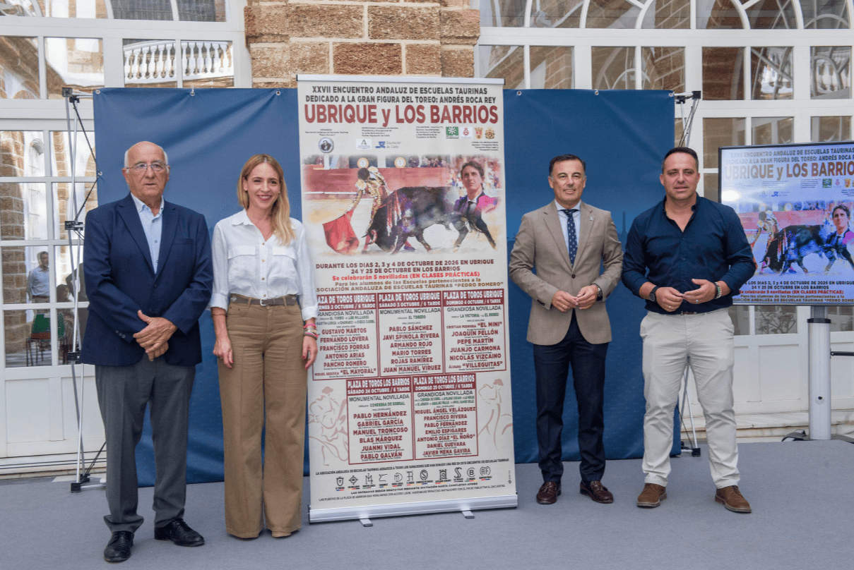 Ubrique y Los Barrios acogerán cinco festejos en el XXVII Encuentro Andaluz de Escuelas Taurinas