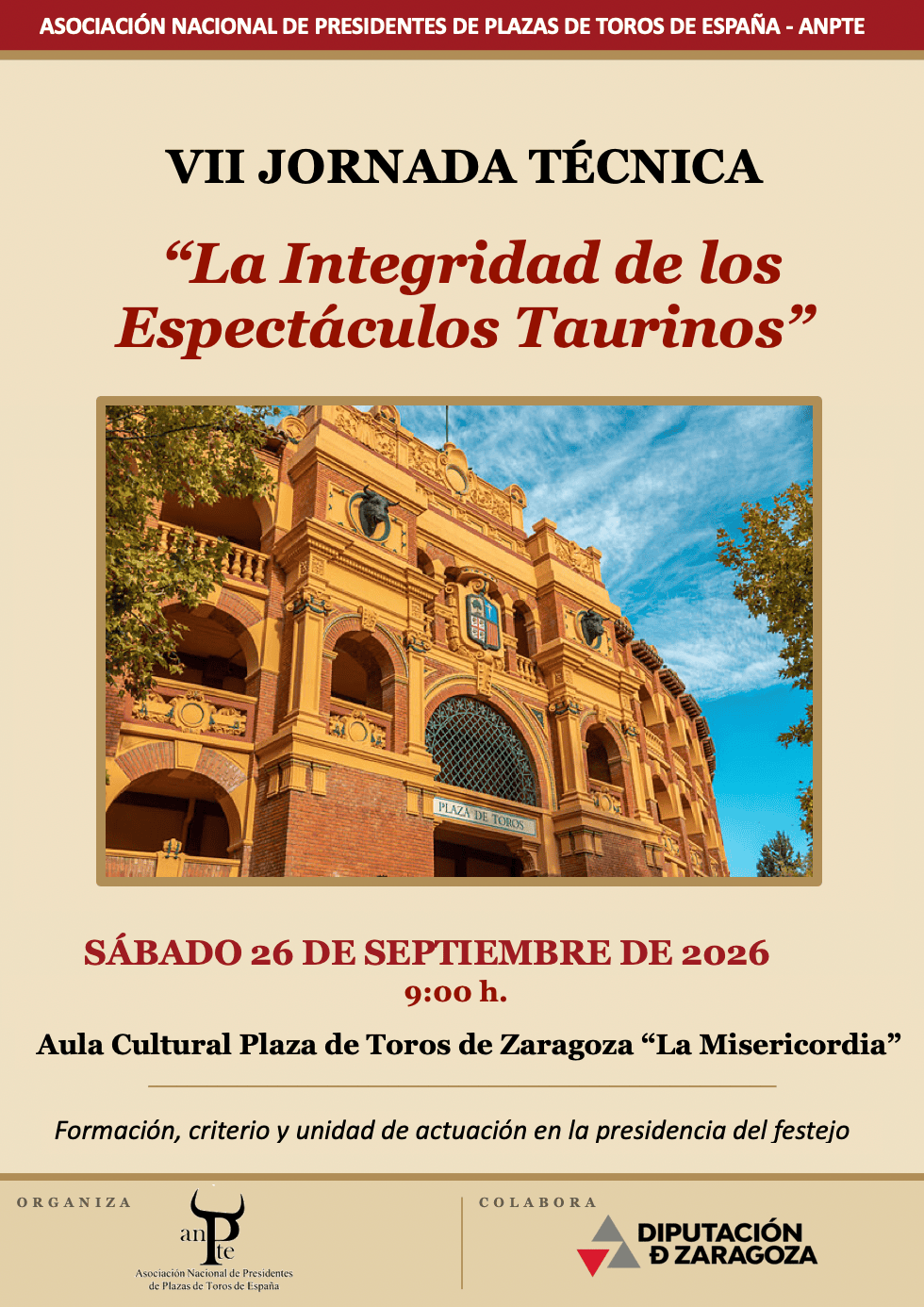 Zaragoza acogerá una jornada nacional sobre la integridad de los espectáculos taurinos