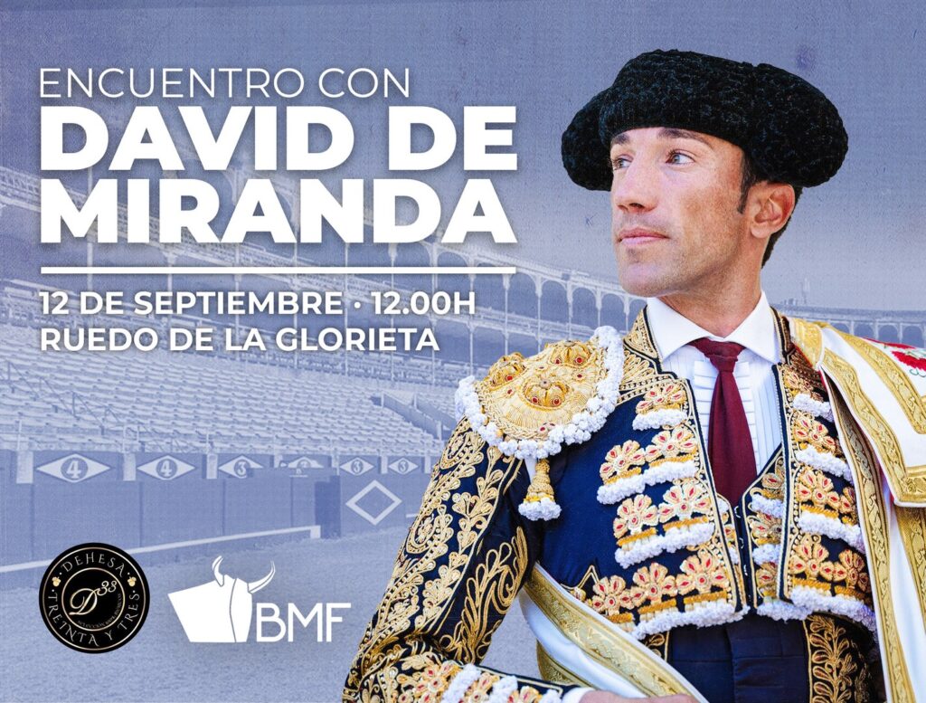 David de Miranda se acerca a la afición antes de su debut en La Glorieta