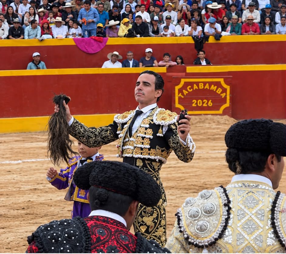 Joaquín Galdós indulta y se proclama gran triunfador de Tacabamba