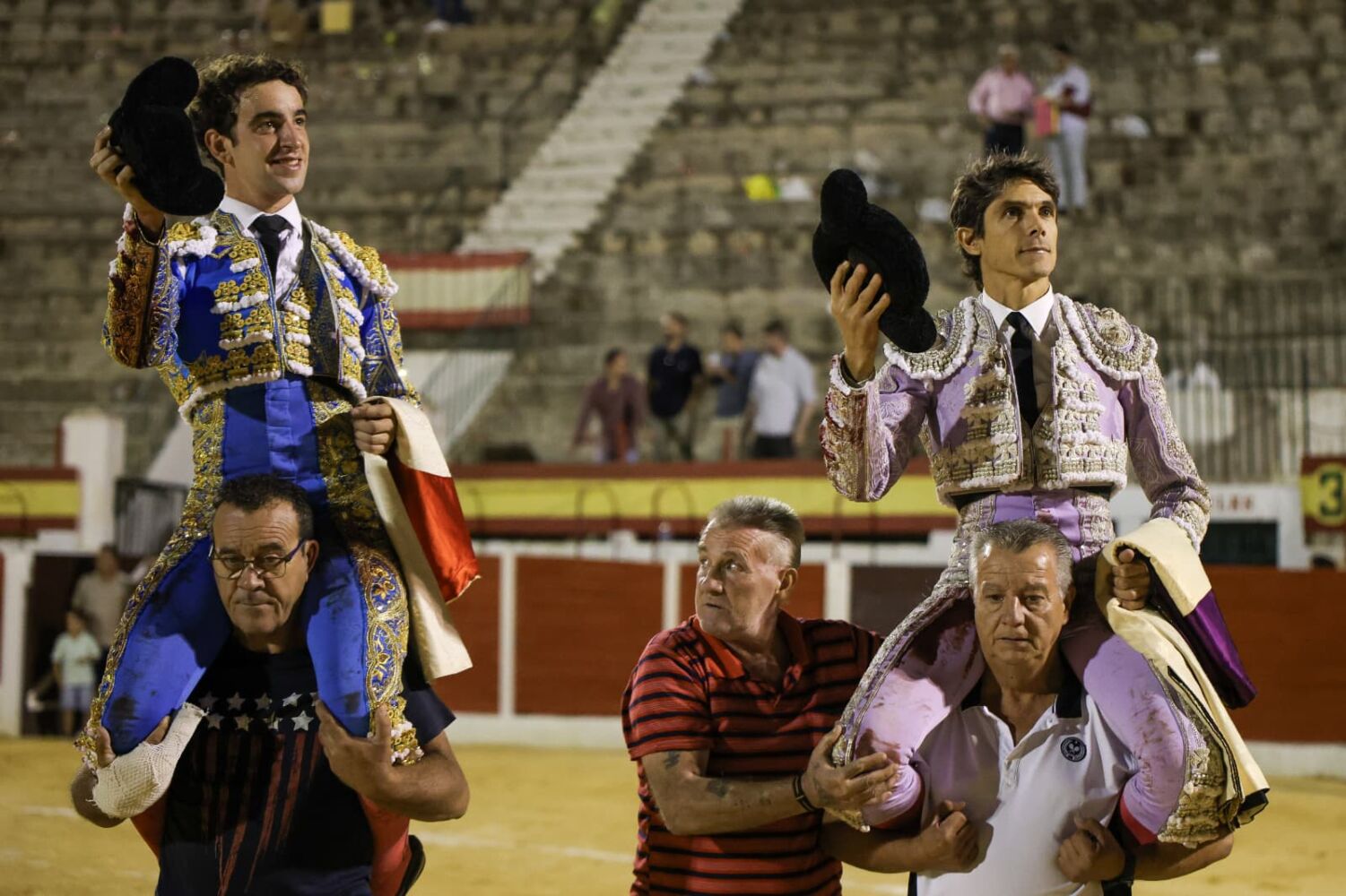 Curro Díaz, Sebastián Castella y Víctor Hernández