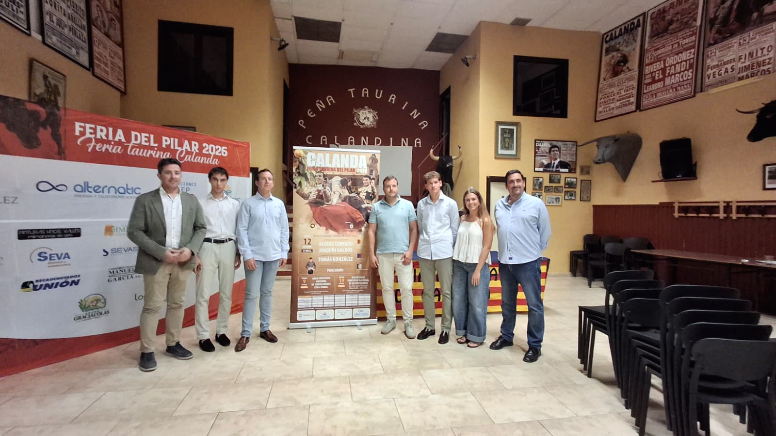 Calanda apuesta por la tierra en el Pilar: Tomás González y el debut de Álvaro Puig Simón, junto a Lorenzo y Galdós