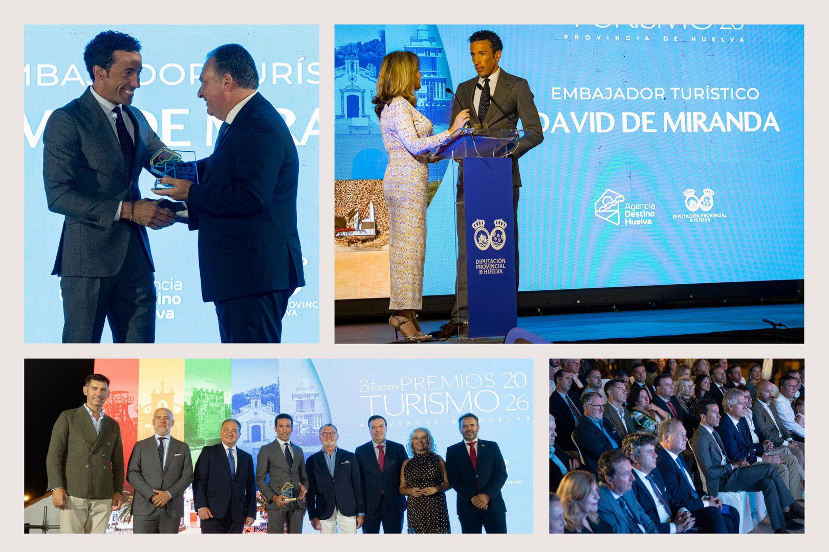 David de Miranda, nombrado Embajador Turístico de la Provincia de Huelva