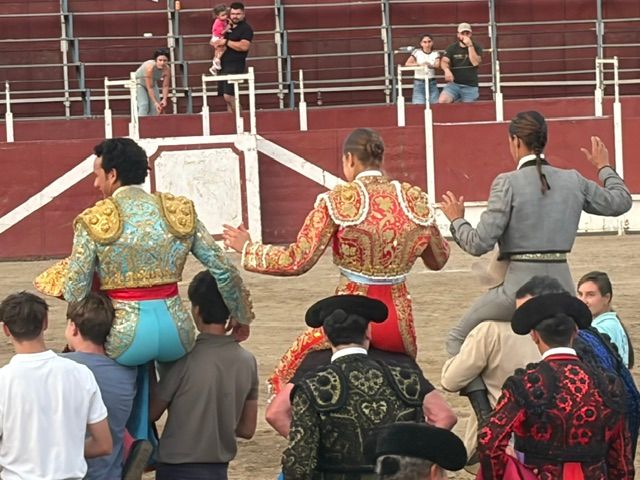 Tarde de buen toreo a pie y a caballo en la corrida de toros mixta de la Feria de Guadix