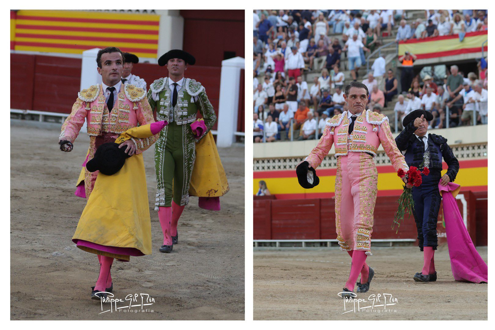 Sánchez Vara y Damián Castaño tocan pelo ante una corrida de Palha en Barbastro