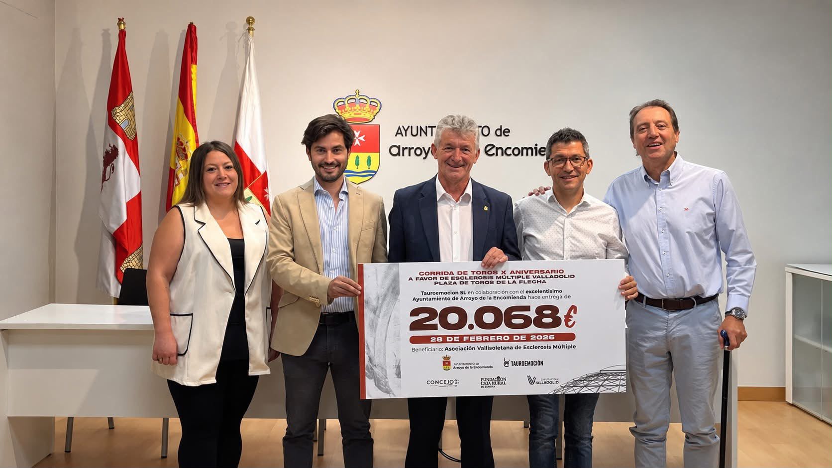 La corrida solidaria de La Flecha recauda 20.068 euros para Esclerosis Múltiple Valladolid