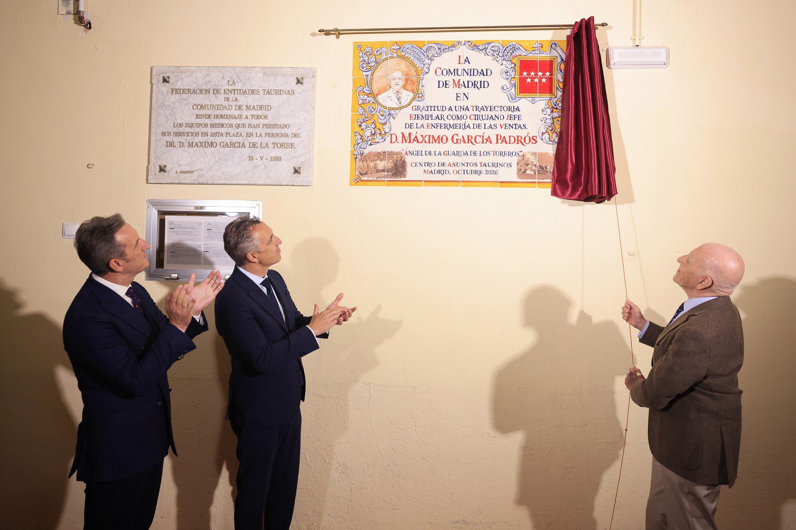 Homenaje a Máximo García Padrós en Las Ventas