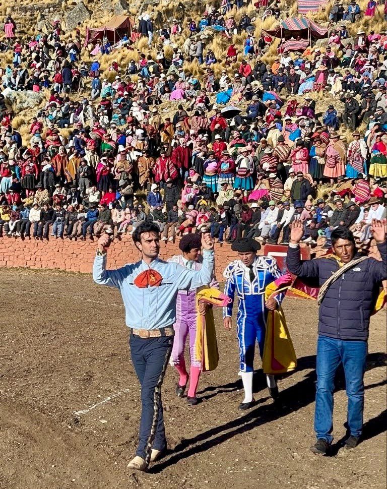 Dos orejas para Lagartijo en la Plaza Rural Alianza de Nuñoa (Perú)