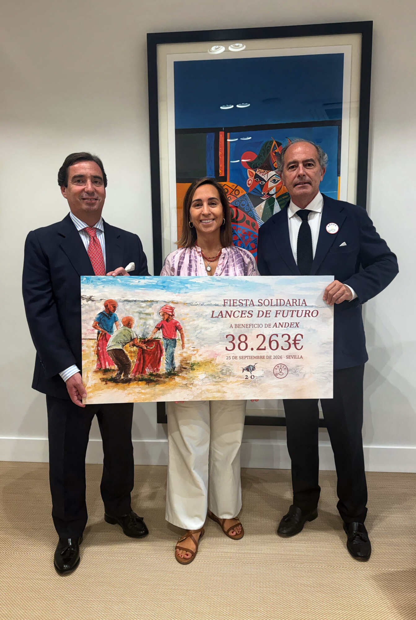 La Fiesta Solidaria de Lances de Futuro recauda más de 38.000 euros para ANDEX
